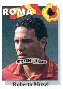 Sticker Roberto Muzzi - Calcioflash 1995 - Euroflash