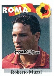 Sticker Roberto Muzzi - Calcioflash 1995 n. 282 - Euroflash
