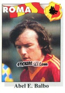 Sticker Abel E. Balbo - Calcioflash 1995 n. 283 - Euroflash