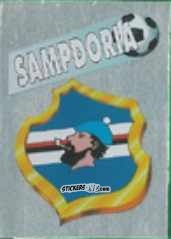 Cromo Scudetto Sampdoria - Calcio Flash 1995 n. SC17 - Euroflash