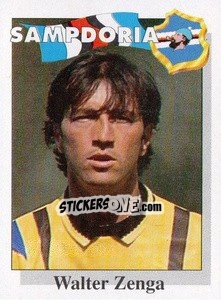 Sticker Walter Zenga - Calcioflash 1995 - Euroflash