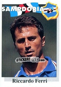 Figurina Riccardo Ferri - Calcioflash 1995 n. 289 - Euroflash