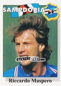 Sticker Riccardo Maspero - Calcioflash 1995 n. 293 - Euroflash
