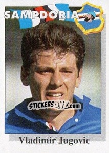 Sticker Vladimir Jugovic - Calcioflash 1995 - Euroflash