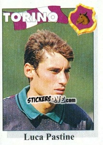 Sticker Luca Pastine - Calcioflash 1995 n. 303 - Euroflash