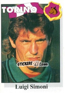 Sticker Luigi Simoni - Calcioflash 1995 n. 304 - Euroflash