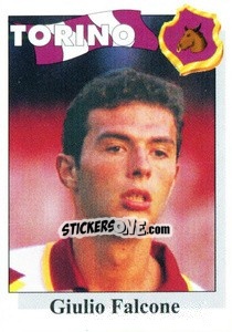 Sticker Giulio Falcone - Calcioflash 1995 n. 306 - Euroflash