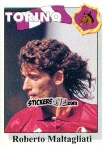 Cromo Roberto Maltagliati - Calcioflash 1995 - Euroflash