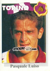 Sticker Pasquale Luiso - Calcioflash 1995 - Euroflash