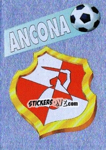 Figurina Scudetto Ancona - Calcioflash 1995 - Euroflash