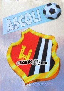 Sticker Scudetto Ascoli - Calcioflash 1995 - Euroflash