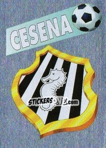Sticker Scudetto Cesena - Calcioflash 1995 - Euroflash