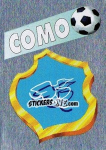 Sticker Scudetto Como - Calcioflash 1995 - Euroflash