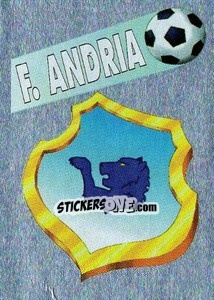 Figurina Scudetto F. Andria - Calcioflash 1995 - Euroflash