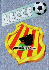 Sticker Scudetto Lecce - Calcioflash 1995 n. SC28 - Euroflash