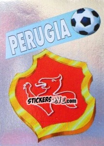Sticker Scudetto Perugia - Calcioflash 1995 - Euroflash
