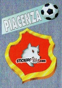 Figurina Scudetto Piacenza - Calcioflash 1995 - Euroflash