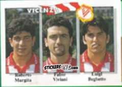 Sticker Roberto Murgita / Fabio Viviani / Luigi Beghetto - Calcio Flash 1995 n. 400 - Euroflash