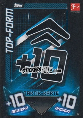 Sticker Top-Form - German Fussball Bundesliga 2019-2020. Match Attax n. T2 - Topps