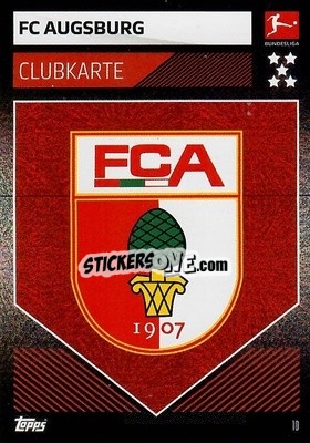 Sticker Clubkarte - German Fussball Bundesliga 2019-2020. Match Attax n. 10 - Topps