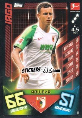 Figurina Iago - German Fussball Bundesliga 2019-2020. Match Attax - Topps