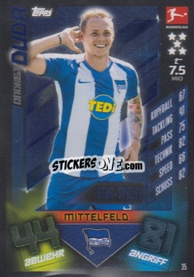 Sticker Ondrej Duda - German Fussball Bundesliga 2019-2020. Match Attax n. 35 - Topps