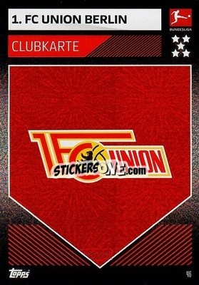 Sticker Clubkarte - German Fussball Bundesliga 2019-2020. Match Attax n. 46 - Topps