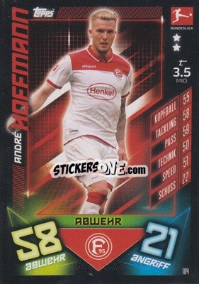 Figurina André Hoffmann - German Fussball Bundesliga 2019-2020. Match Attax - Topps