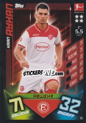 Figurina Kaan Ayhan - German Fussball Bundesliga 2019-2020. Match Attax - Topps