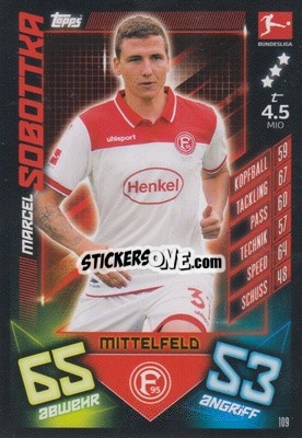 Cromo Marcel Sobottka - German Fussball Bundesliga 2019-2020. Match Attax - Topps