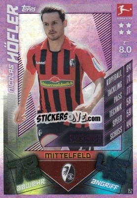 Cromo Nicolas Höfler - German Fussball Bundesliga 2019-2020. Match Attax - Topps