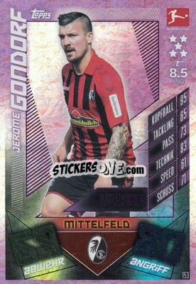 Sticker Jerome Gondorf - German Fussball Bundesliga 2019-2020. Match Attax - Topps