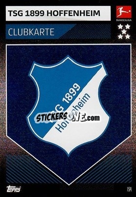 Sticker Clubkarte - German Fussball Bundesliga 2019-2020. Match Attax - Topps