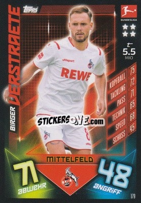 Figurina Birger Verstraete - German Fussball Bundesliga 2019-2020. Match Attax - Topps