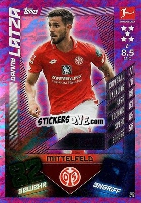 Sticker Danny Latza - German Fussball Bundesliga 2019-2020. Match Attax n. 242 - Topps