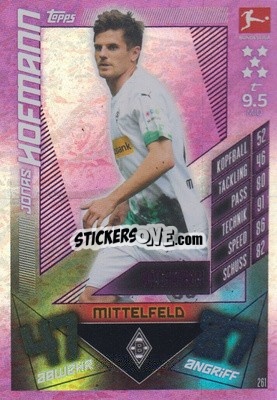 Sticker Jonas Hofmann - German Fussball Bundesliga 2019-2020. Match Attax n. 261 - Topps