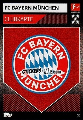 Sticker Clubkarte - German Fussball Bundesliga 2019-2020. Match Attax n. 262 - Topps