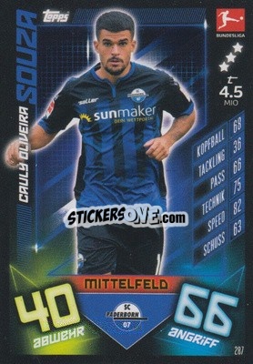 Cromo Cauly Oliveira Souza - German Fussball Bundesliga 2019-2020. Match Attax - Topps