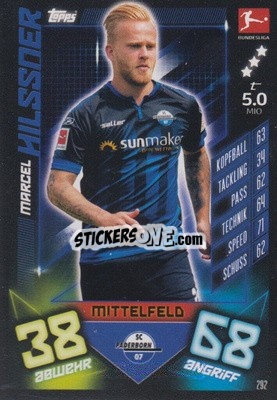 Sticker Marcel Hilssner - German Fussball Bundesliga 2019-2020. Match Attax - Topps