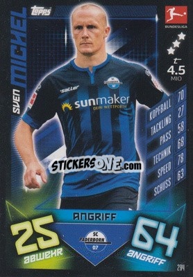 Cromo Sven Michel - German Fussball Bundesliga 2019-2020. Match Attax - Topps