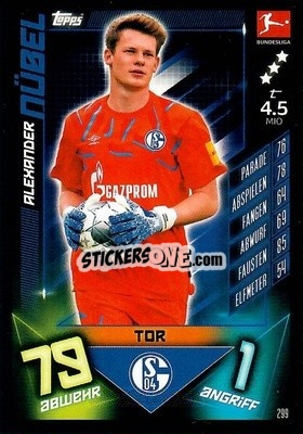 Sticker Alexander Nübel - German Fussball Bundesliga 2019-2020. Match Attax - Topps