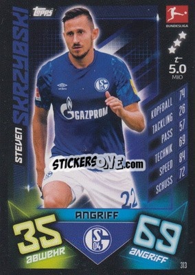 Sticker Steven Skrzybski - German Fussball Bundesliga 2019-2020. Match Attax - Topps