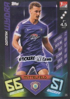 Figurina Dominik Wydra - German Fussball Bundesliga 2019-2020. Match Attax - Topps