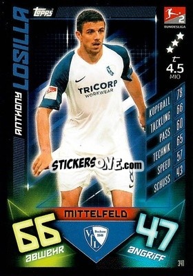 Sticker Anthony Losilla - German Fussball Bundesliga 2019-2020. Match Attax n. 341 - Topps