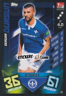 Sticker Serdar Dursun - German Fussball Bundesliga 2019-2020. Match Attax - Topps