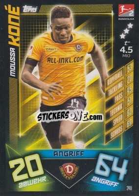 Sticker Moussa Koné - German Fussball Bundesliga 2019-2020. Match Attax - Topps