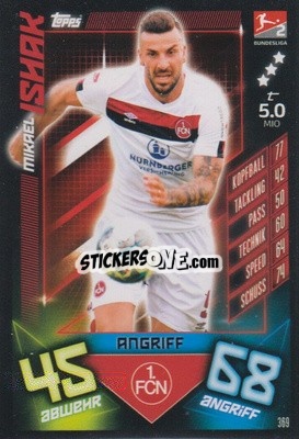 Sticker Mikael Ishak - German Fussball Bundesliga 2019-2020. Match Attax - Topps