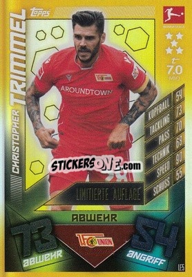 Figurina Christopher Trimmel - German Fussball Bundesliga 2019-2020. Match Attax - Topps