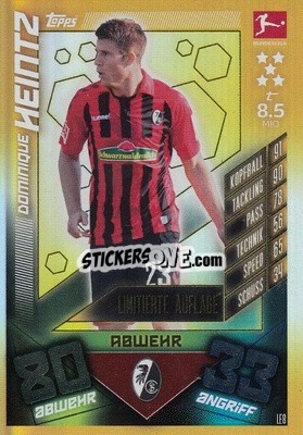 Sticker Dominique Heintz - German Fussball Bundesliga 2019-2020. Match Attax - Topps