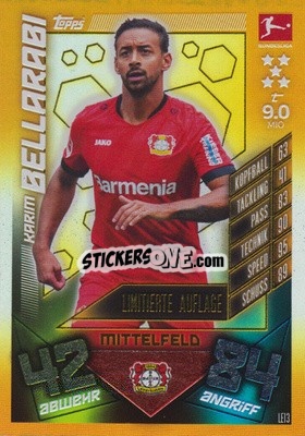 Figurina Karim Bellarabi - German Fussball Bundesliga 2019-2020. Match Attax - Topps